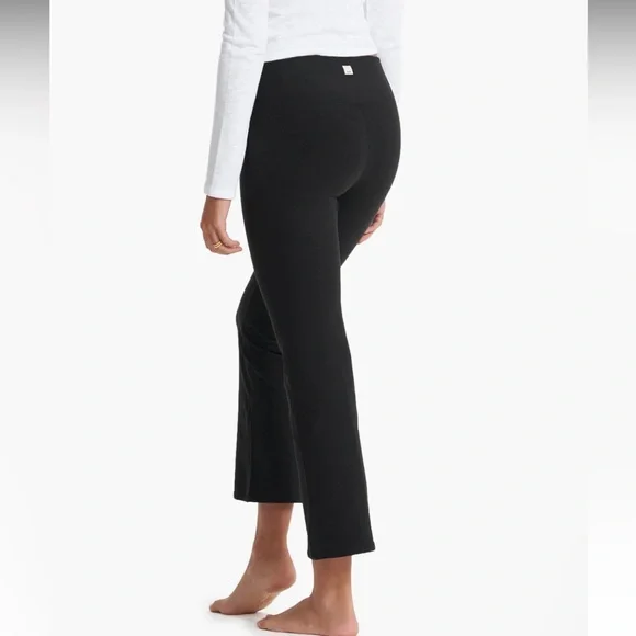 Vuori Mid Rise Elevation Slim Bootcut Leggings Pants XS Black Heather - Picture 2 of 11